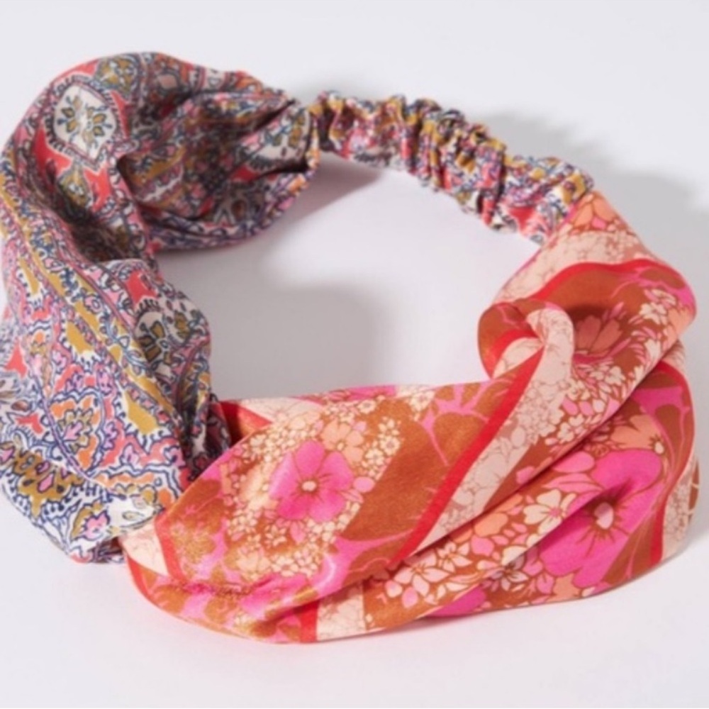 New🌟Anthropologie-Kachel Twist Headband Floral Multicolor